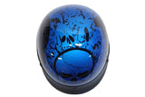 Blue DOT Approved Motorcycle Helmet W/ Boneyard Graphic
