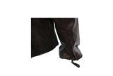 Womens Brown Motorcycle Jacket With Air Vents