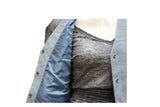 Womens Leather Vest With Laces On The Side
