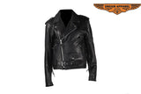 Mens Leather Motorcycle Jacket