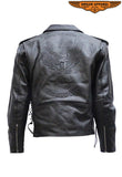 Men Motorcycle Jacket with Z/o Lining