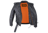 Men's Classic Motorcycle Jacket with Gun Pockets