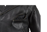 Mens Leather Jacket With Air-Vents