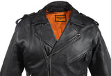 Mens Leather Jacket With Air-Vents