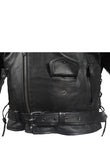 Mens Leather Jacket With Air-Vents