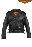 Mens Leather Jacket With Air Vents
