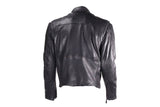 Mens Leather Motorcycle Jacket with Z/o Lining