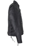 Mens Racer Jacket With Neck Warmer