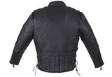 Mens Racer Jacket With Neck Warmer