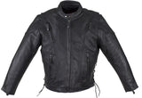 Mens Racer Jacket With Neck Warmer