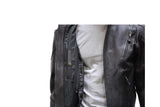 Mens Racer Jacket With Z/o Lining