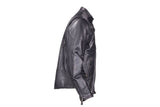 Mens Leather Racer Style Jacket