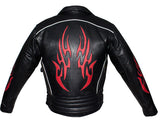 Mens Leather Jacket With Multi Pockets