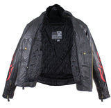 Mens Leather Jacket With Multi Pockets