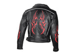 Mens Racer Jacket With Velcro