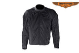 Men's Textile Motorcycle Jacket With Removable Padding