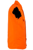 Mens Denim Orange Sleeveless Shirt