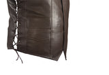 Mens Brown Leather Vest