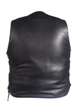 Mens Plain Vest With Side Laces