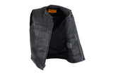 Men's Motorcycle Club Vest With Concealed Carry