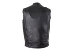 Men's Motorcycle Club Vest With Concealed Carry