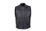 Motorcycle Club Vest with Low Profile Collar