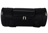 Black Triple Compartment Sissybar Bag