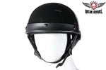 DOT Approved Shiny Black Motorcycle Helmet