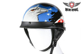 DOT Approved Motorcycle Helmet W/ Eagle Graphic