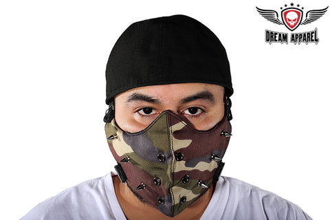 Camouflage Face Mask For Bikers