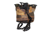 Womens Brown & Beige Patchwork Leather Shoulder Bag