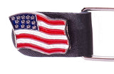 Double Chain American Flag Motorcycle Vest Extender