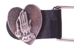 Double Chain Praying Hands Motorcycle Vest Extender