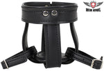Motorcycle Cup Holder With Leather Straps