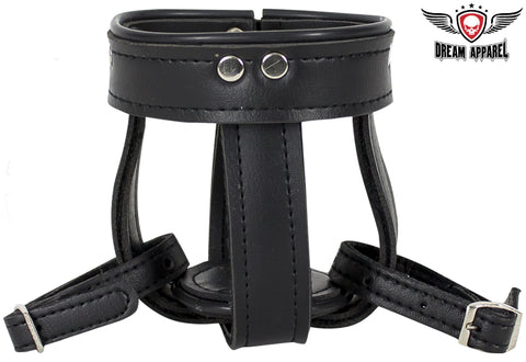 Motorcycle Cup Holder With Leather Straps