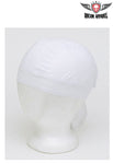 Cotton Plain White Skull Cap