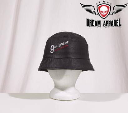 Leather Hat "Gangster Motorcycles"