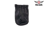 Leather Coin Pouch For Bikers