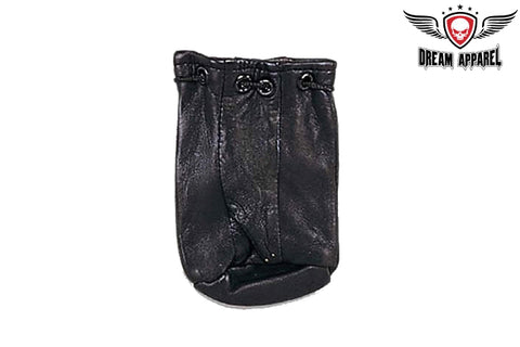 Leather Coin Pouch For Bikers