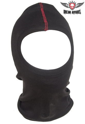 Black Full Face Cotton Motorcycle Mask