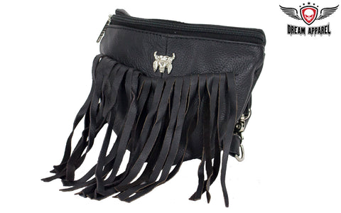 Women's Classic Western Leather Belt Bag
