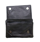 All Naked Cowhide Leather Purple Eagle Belt Bag