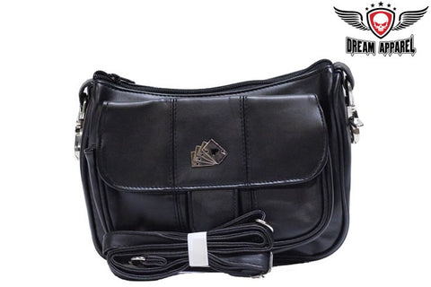 Womens PVC Bag With  Dead Man's Hand