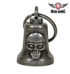 Gun Metal Skull Gargoyle Bell w/ Carrier Bag
