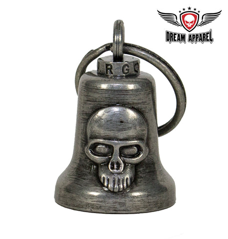 Gun Metal Skull Gargoyle Bell w/ Carrier Bag