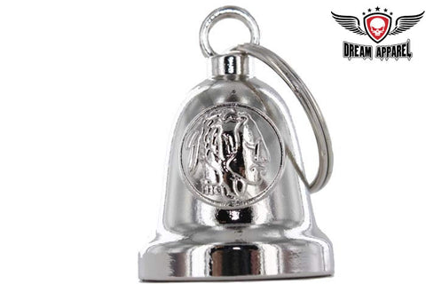 American Indian Head Chrome Motorcycle Bell