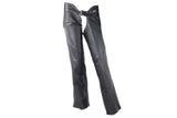 Low Rise Motorcycle Leather Chaps