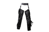 Women's Chaps With Studs, Beads, and Fringe