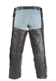 Leather Chaps / Pants With Side Zipper