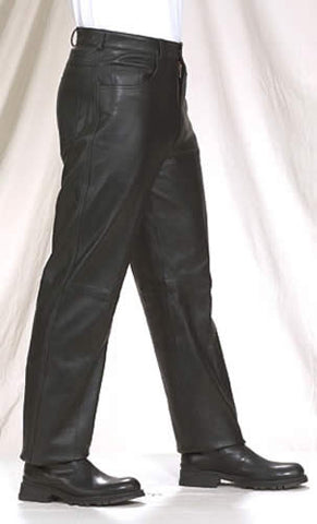 Mens Leather Pants With 5 Pockets